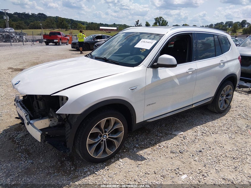 2015 BMW X3, Front End, IAAI, VIN 5UXWX9C59F0D52747 — photo 2