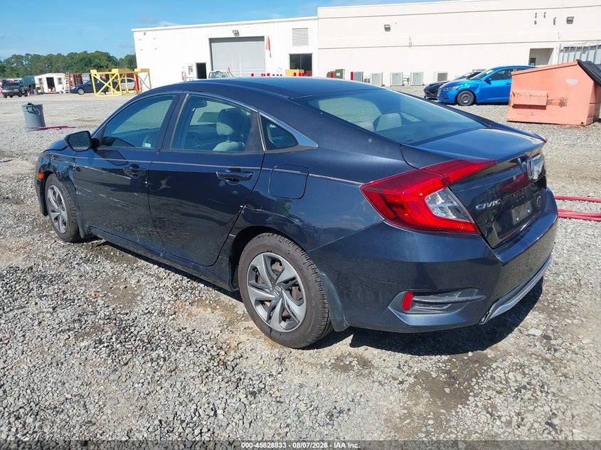 Vin: 2hgfc2f66lh559837, lot: 46325734, honda civic lx 20203
