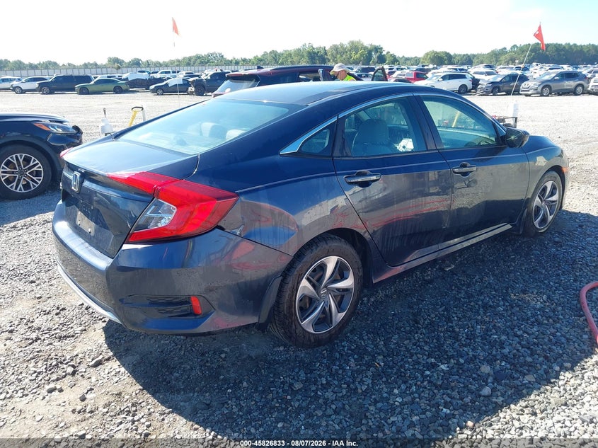 Vin: 2hgfc2f66lh559837, lot: 46325734, honda civic lx 20204