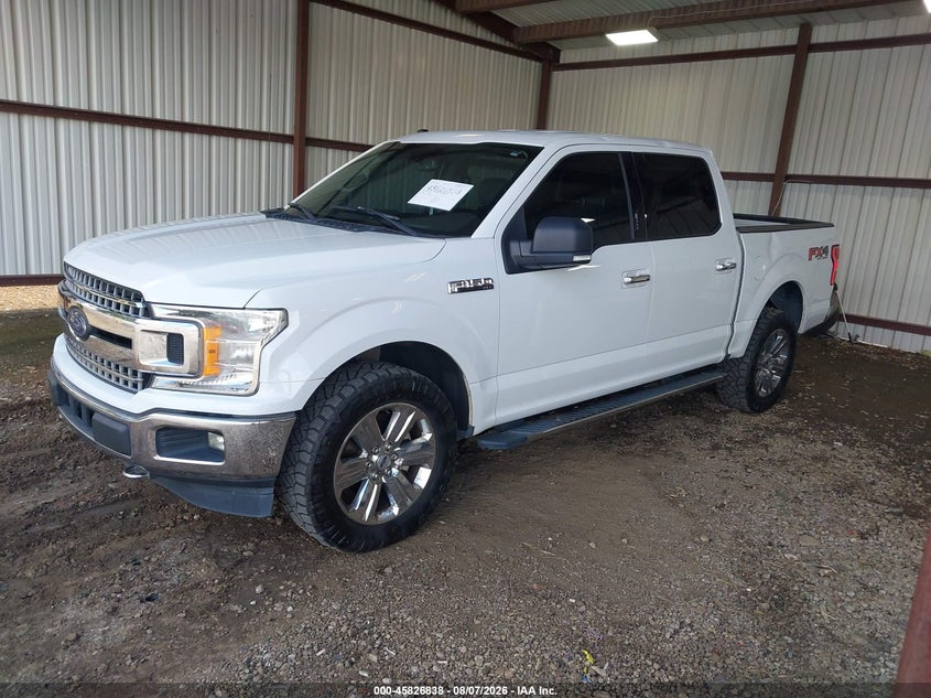 Vin: 1ftew1eg9jfc69242, lot: 46325739, ford f-150 xlt 20182