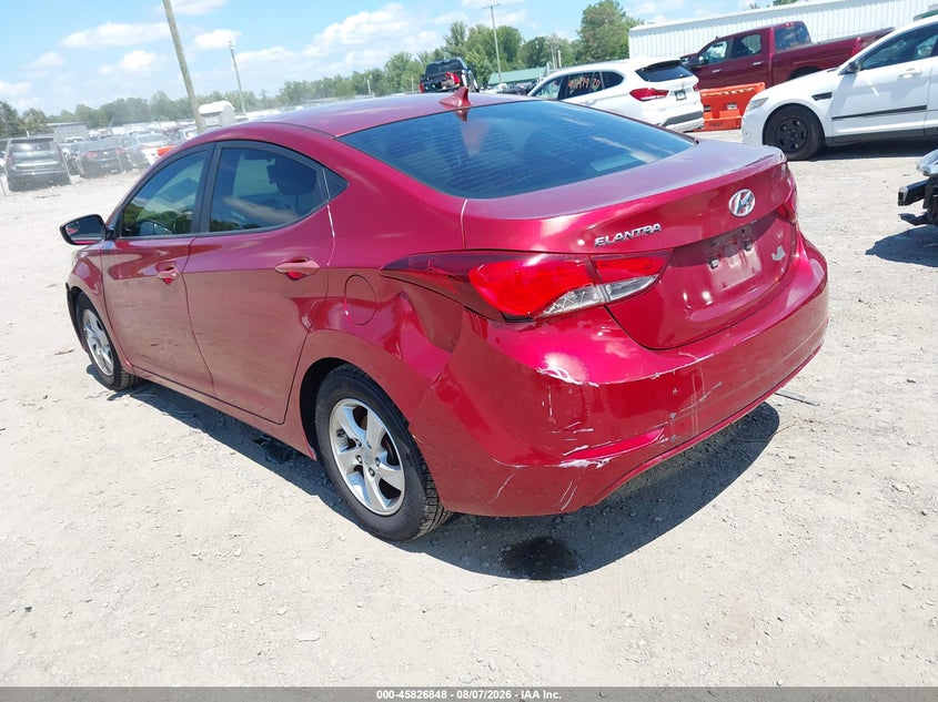 Vin: 5npdh4ae0fh582446, lot: 46325749, hyundai elantra se 20153