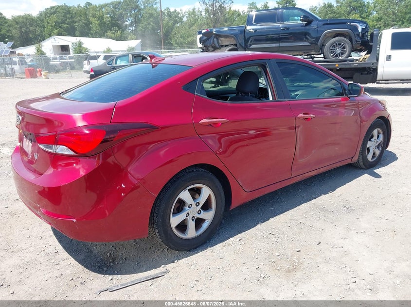 Vin: 5npdh4ae0fh582446, lot: 46325749, hyundai elantra se 20154