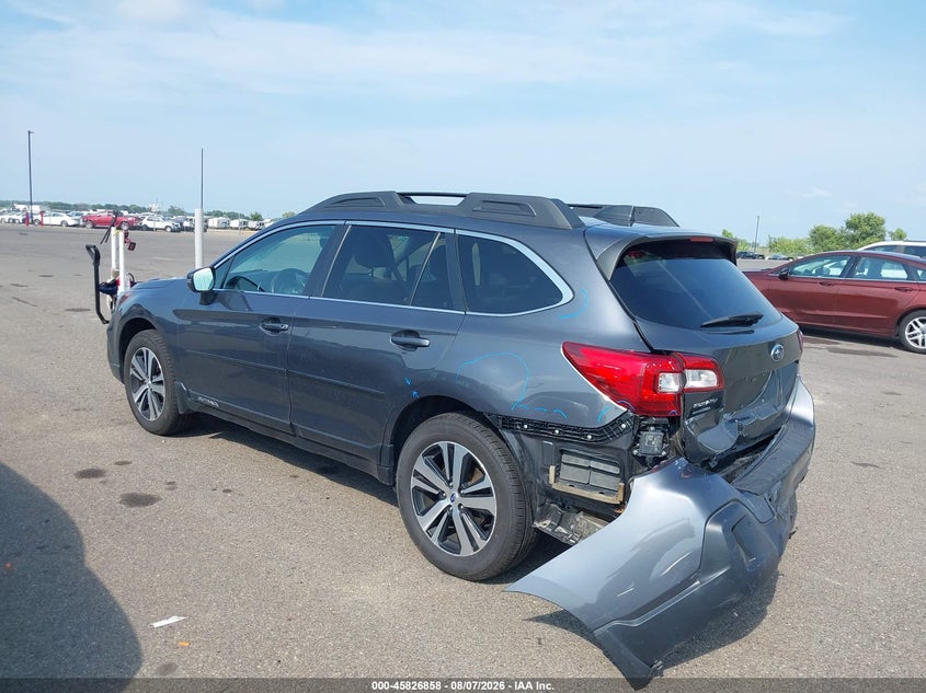 Vin: 4s4bsanc6j3253816, lot: 46325759, subaru outback 2.5i limited 20183