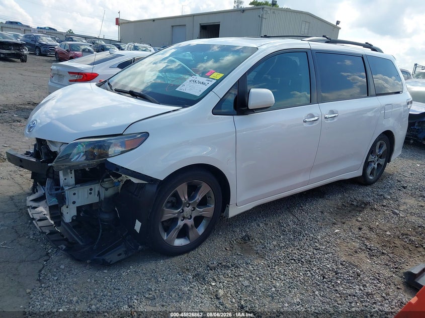 Vin: 5tdxk3dc5es437169, lot: 46325763, toyota sienna se 8 passenger 20142
