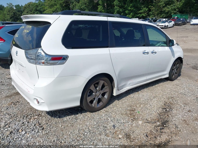 Vin: 5tdxk3dc5es437169, lot: 46325763, toyota sienna se 8 passenger 20144