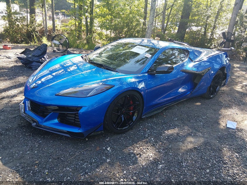 Vin: 1g1ye2d34s5605819, lot: 46325772, chevrolet corvette z06 rwd  2lz 20252