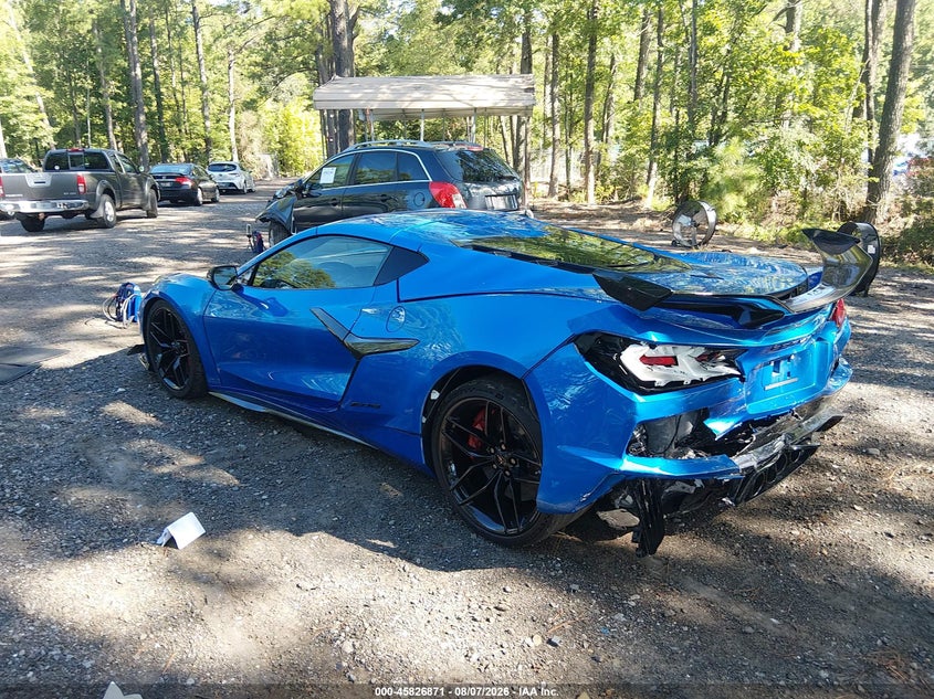 Vin: 1g1ye2d34s5605819, lot: 46325772, chevrolet corvette z06 rwd  2lz 20253