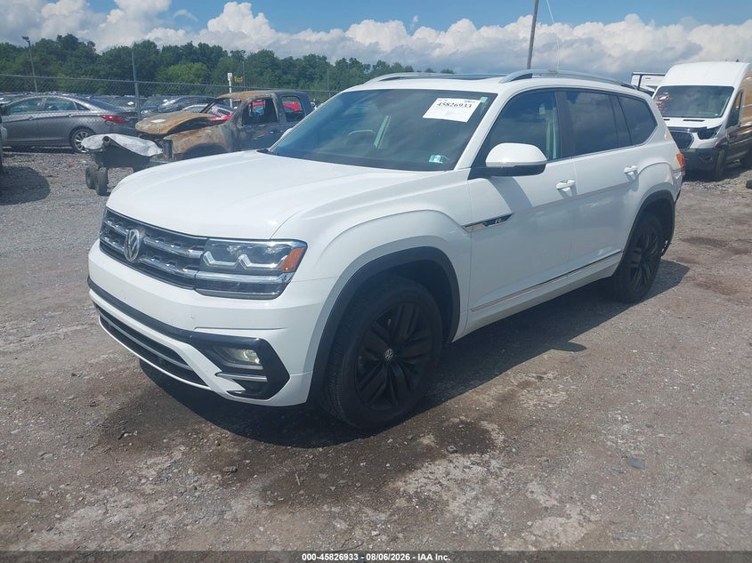 Vin: 1v2rr2ca0kc539098, lot: 46325834, volkswagen atlas 3.6l v6 sel r-line 20192