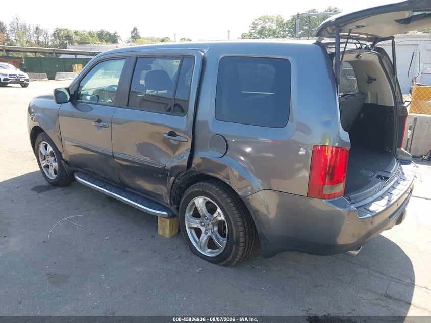 Vin: 5fnyf4h61db050866, lot: 46325837, honda pilot ex-l 20133