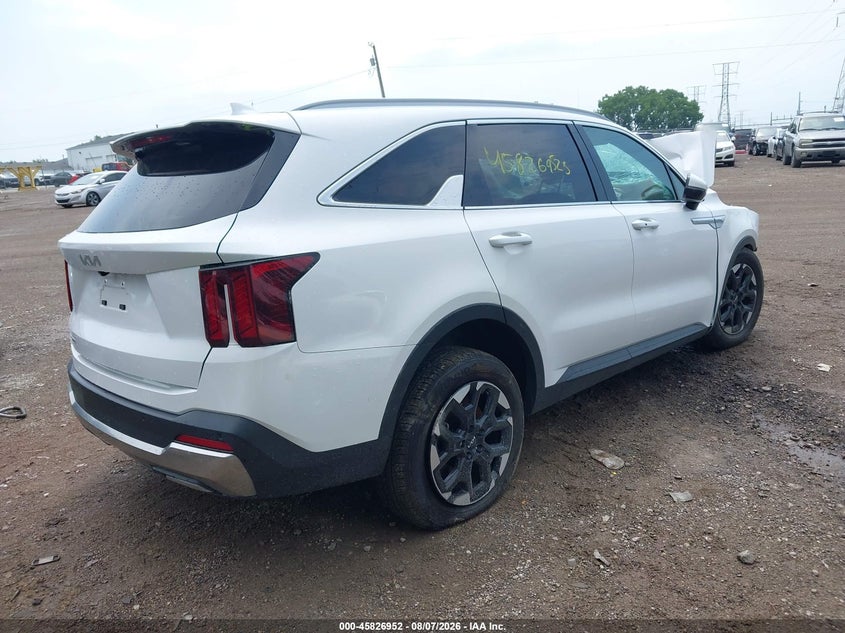 Vin: 5xyrl4jc7sg322100, lot: 46325853, kia sorento s 20254