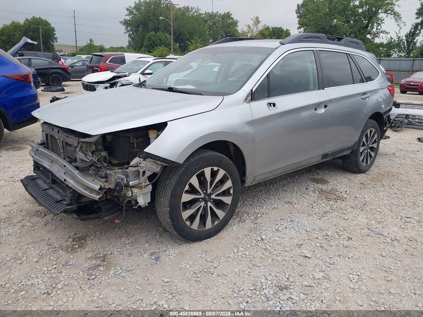 Vin: 4s4bsblc8g3252183, lot: 46325860, subaru outback 2.5i limited 20162