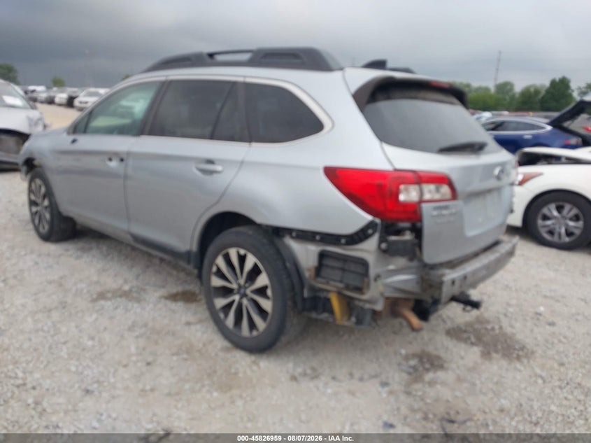 Vin: 4s4bsblc8g3252183, lot: 46325860, subaru outback 2.5i limited 20163