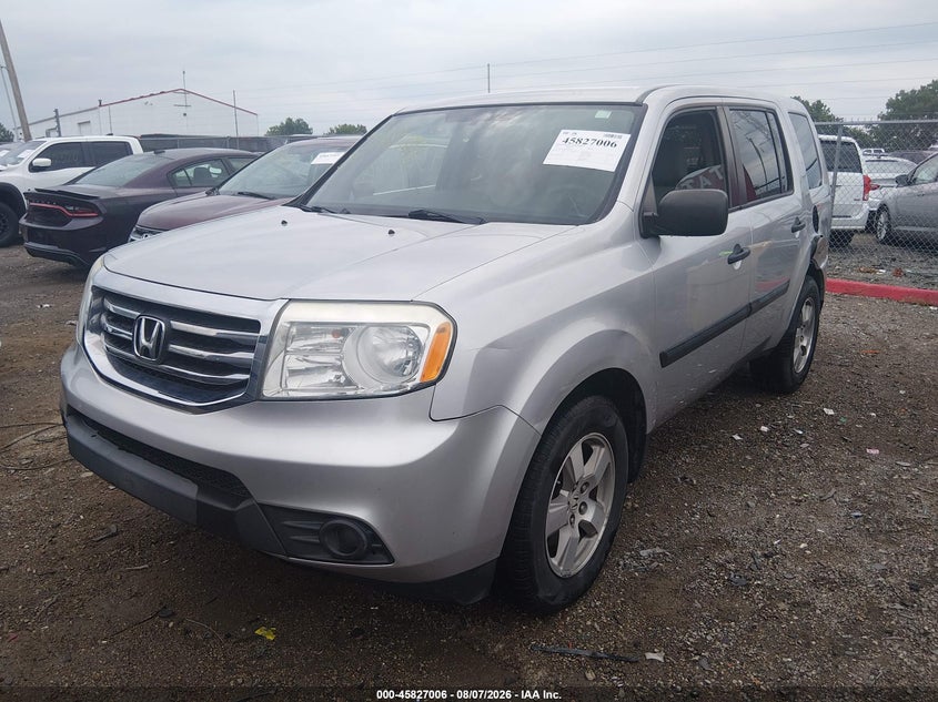 Vin: 5fnyf4h20fb028955, lot: 46325907, honda pilot lx 20152