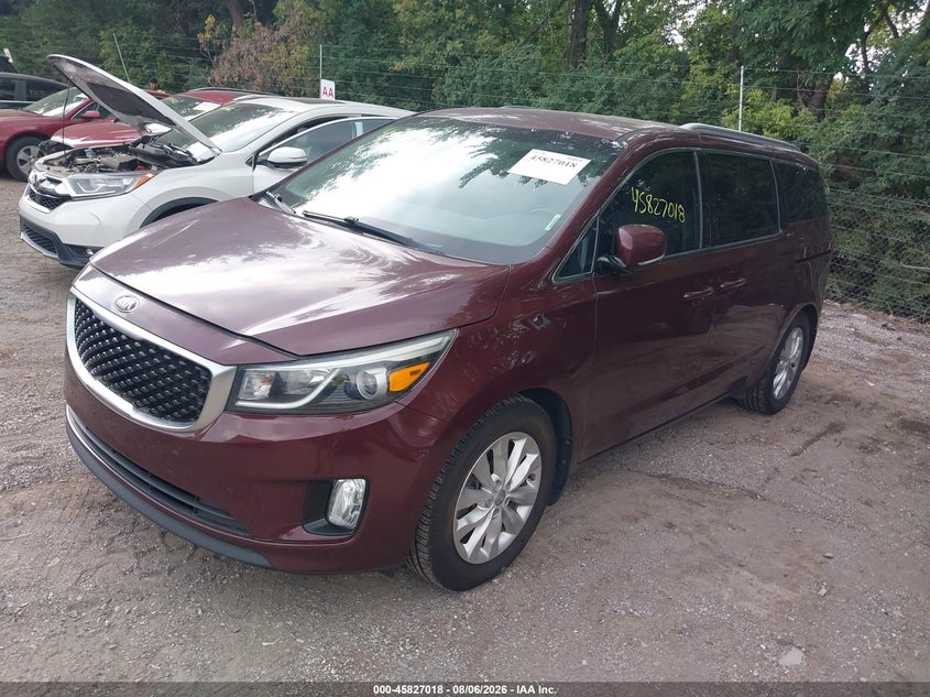 Vin: kndmc5c14g6128680, lot: 46325919, kia sedona ex 20162