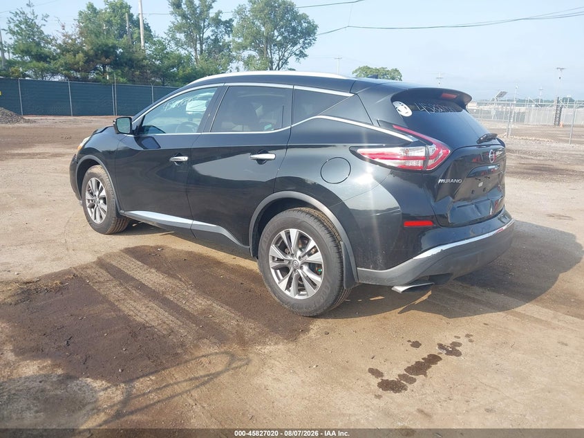 Vin: 5n1az2mh5gn136719, lot: 46325921, nissan murano platinum/s/sl/sv 20163