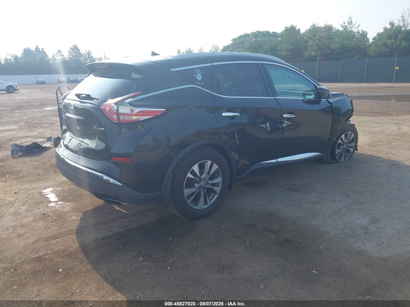 Vin: 5n1az2mh5gn136719, lot: 46325921, nissan murano platinum/s/sl/sv 20164
