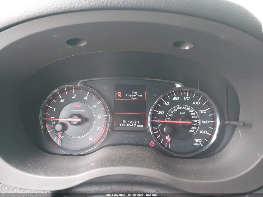 SUBARU WRX STI 2021 VIN JF1VA2E60M9814832