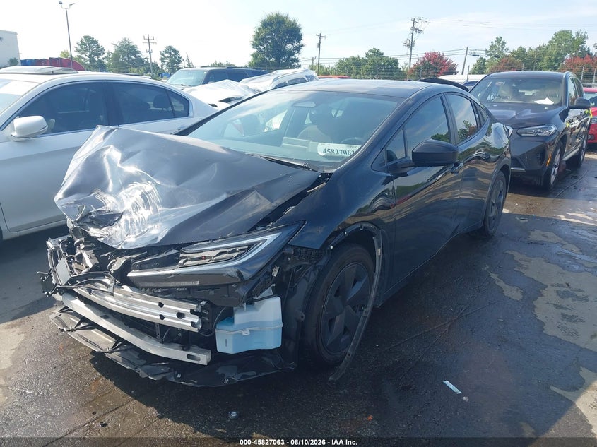 Vin: jtdacaau3p3005768, lot: 46325964, toyota prius le 20232