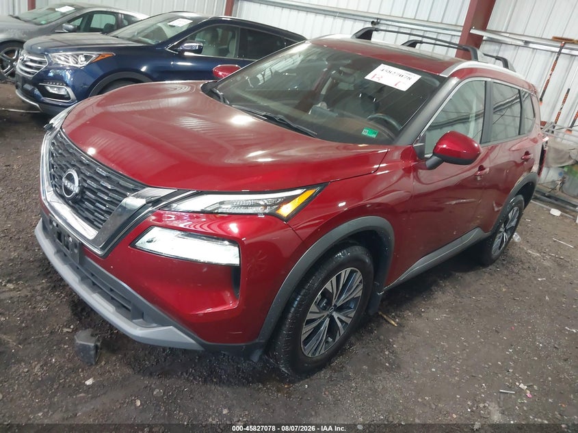 Vin: 5n1bt3bb0pc913717, lot: 46325979, nissan rogue sv intelligent awd 20232