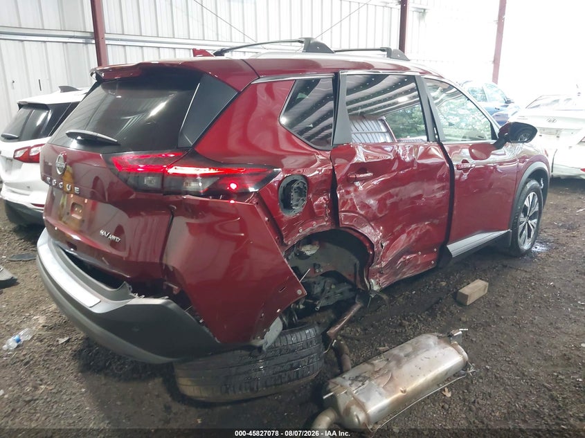 Vin: 5n1bt3bb0pc913717, lot: 46325979, nissan rogue sv intelligent awd 20234
