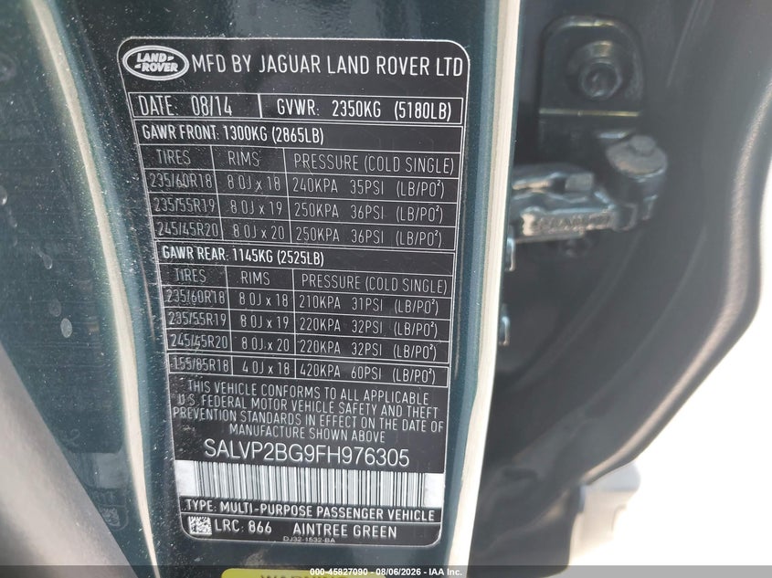 LAND ROVER RANGE ROVER EVOQUE - zdjęcie 9