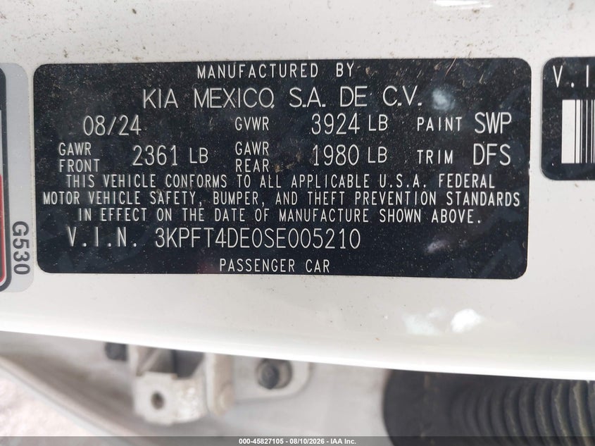 2025 KIA K4 LX · Фото 9