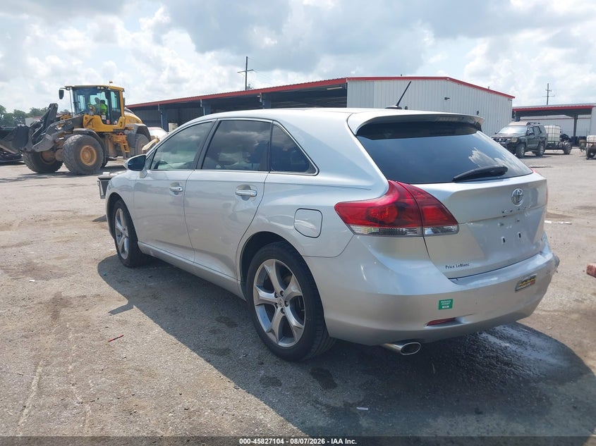 Vin: 4t3zk3bb6du058584, lot: 46326006, toyota venza limited v6 20133