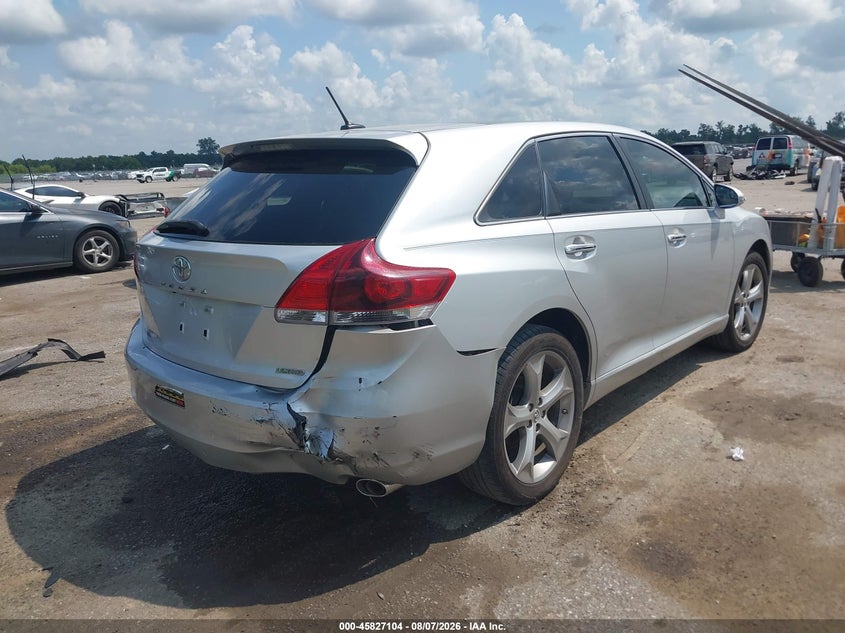 Vin: 4t3zk3bb6du058584, lot: 46326006, toyota venza limited v6 20134