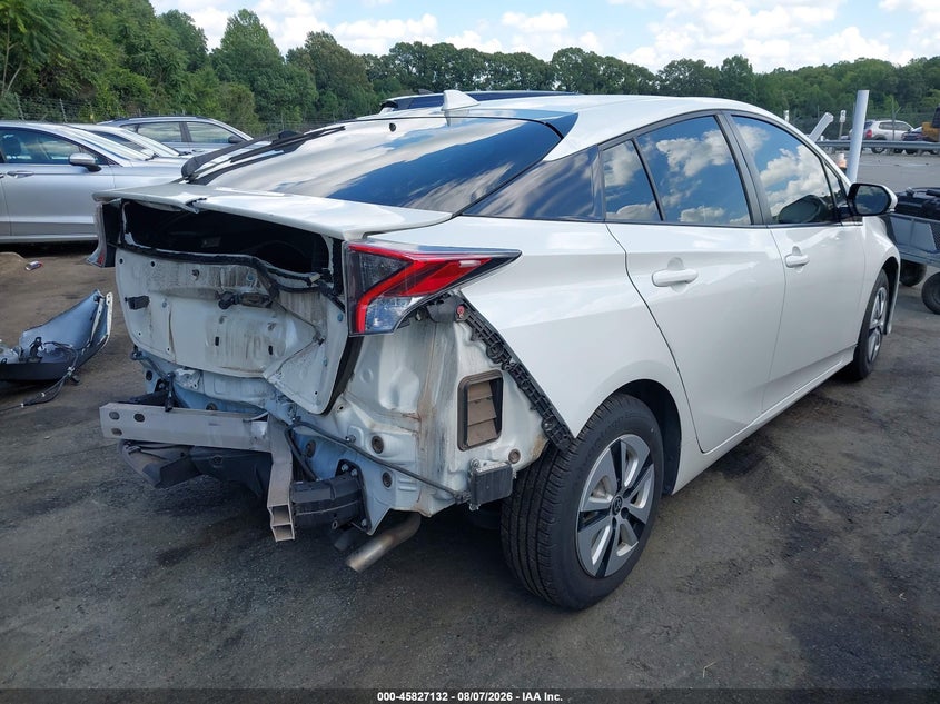 Vin: jtdkbrfu1j3061973, lot: 46326034, toyota prius two 20184