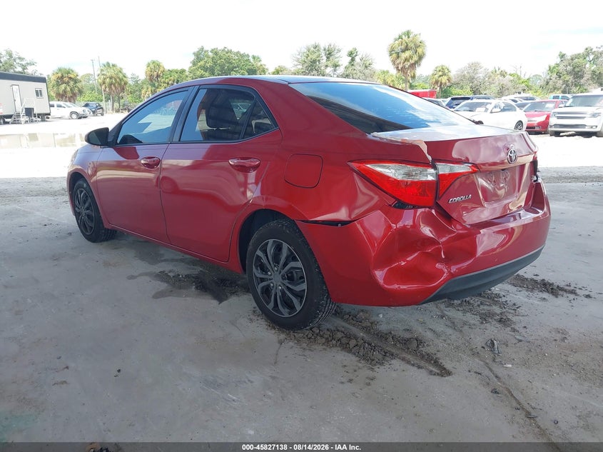 2014 TOYOTA COROLLA SEDAN 1.8L I-4 DOHC, VVT, 132HP