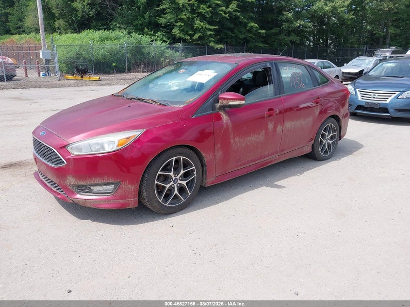 Vin: 1fadp3f28fl321143, lot: 46326057, ford focus se 20152