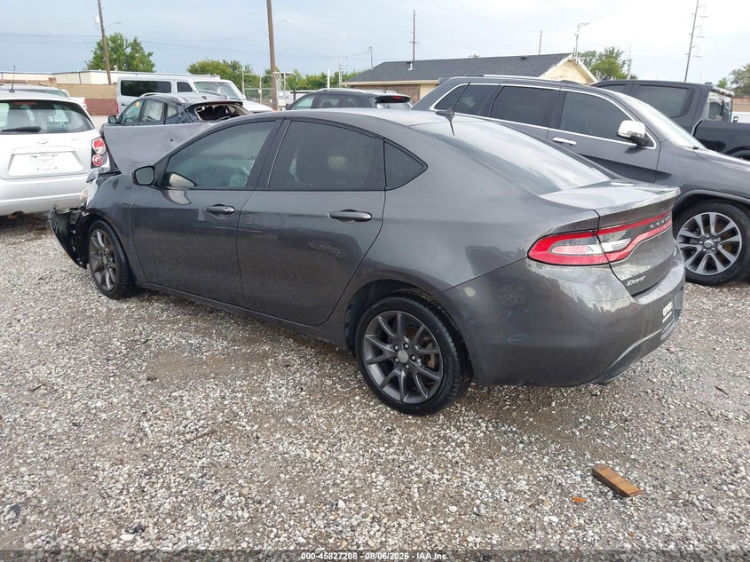 Vin: 1c3cdfbbxfd298520, lot: 46326109, dodge dart sxt 20153