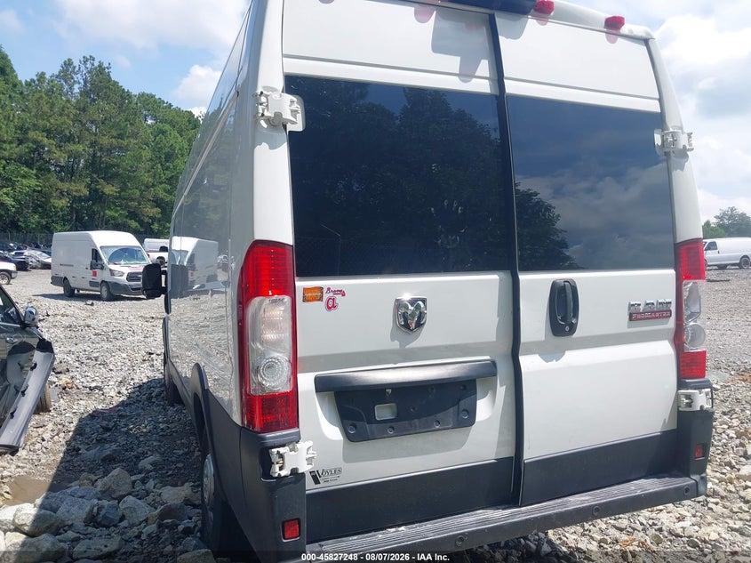 Vin: 3c6urvjg5le142363, lot: 46326149, ram promaster 3500 cargo van high roof 159 wb ext 20203