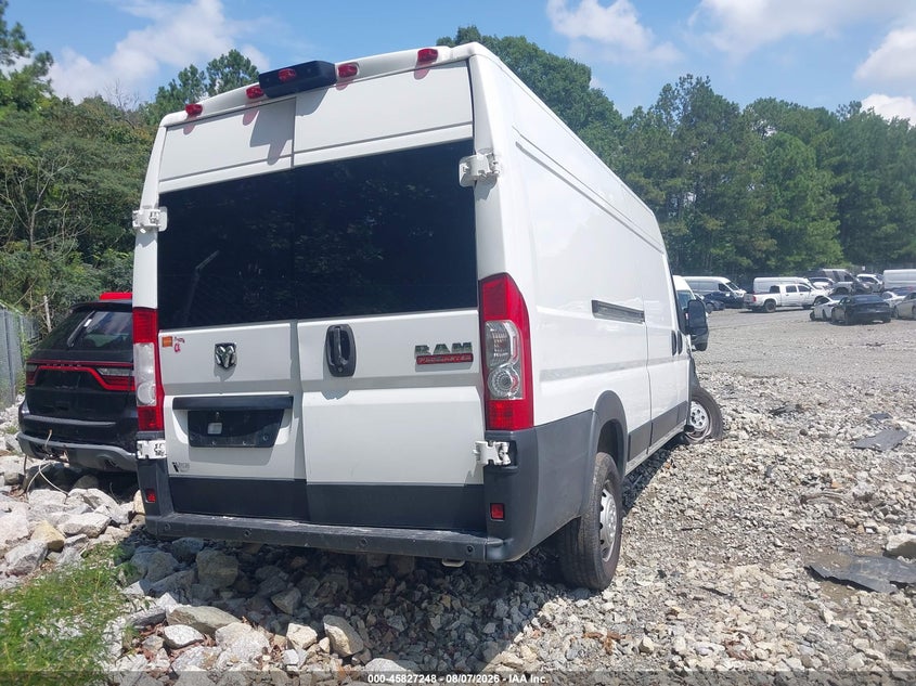 Vin: 3c6urvjg5le142363, lot: 46326149, ram promaster 3500 cargo van high roof 159 wb ext 20204