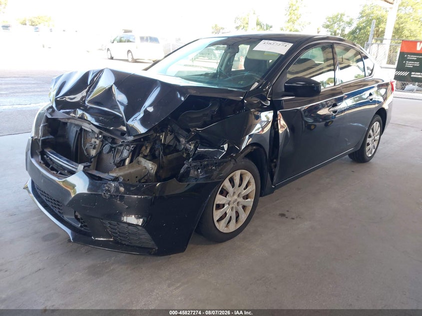 Vin: 3n1ab7ap3jy222531, lot: 46326175, nissan sentra s 20182