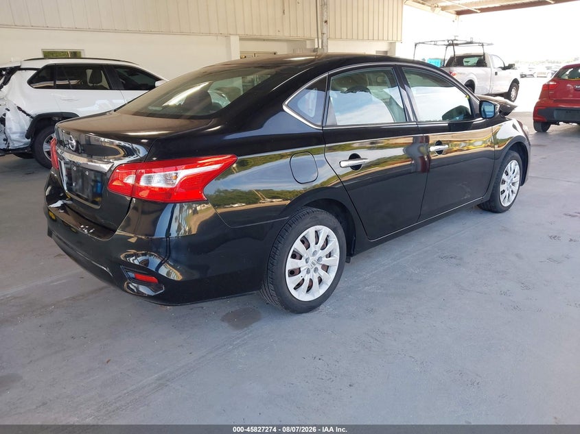Vin: 3n1ab7ap3jy222531, lot: 46326175, nissan sentra s 20184