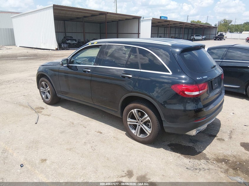 Vin: wdc0g4jb6kv161326, lot: 46326178, mercedes-benz glc 300 20193