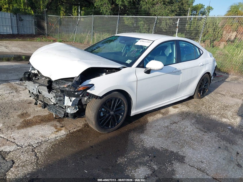 Vin: 4t1daack8su131301, lot: 46326214, toyota camry se 20252