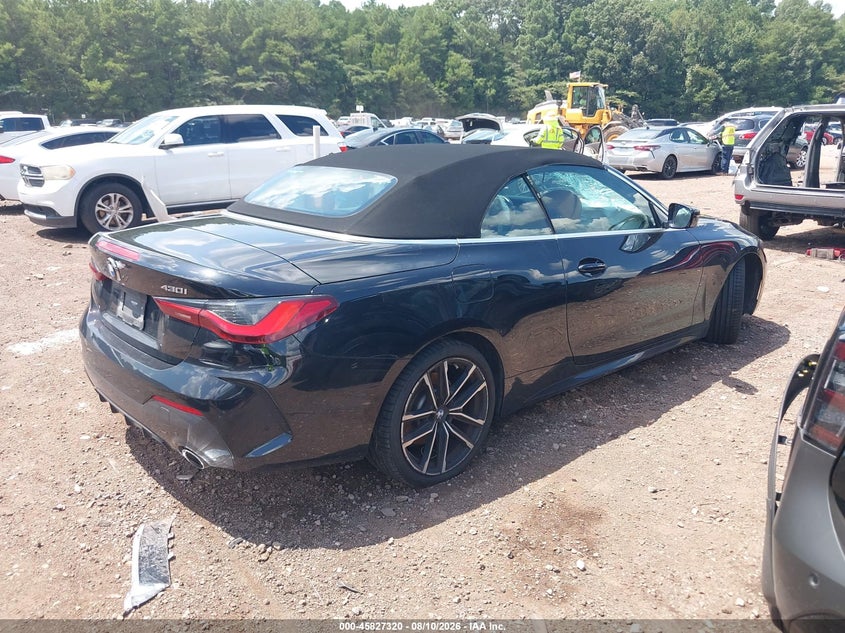 BMW 430I 2021 VIN WBA23AT02MCG28910