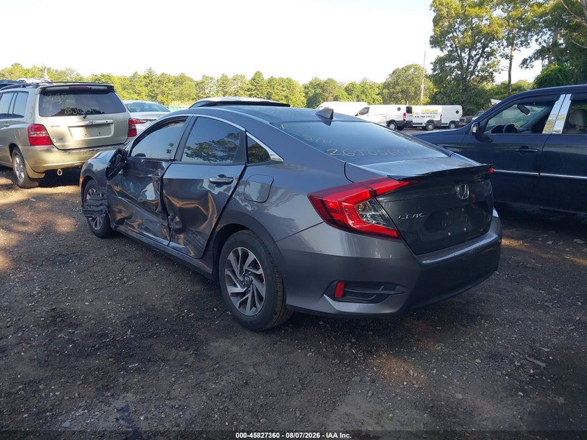 Vin: 19xfc2f78he201486, lot: 46326261, honda civic ex 20173