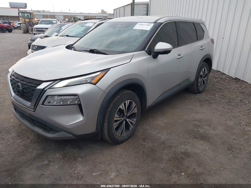 Vin: 5n1at3bb0mc755290, lot: 46326286, nissan rogue sv intelligent awd 20212