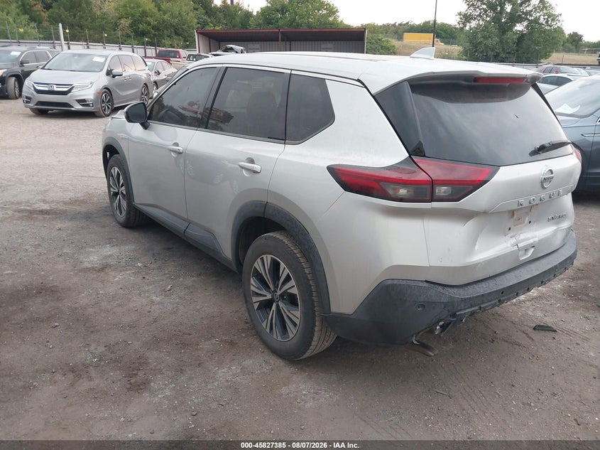 Vin: 5n1at3bb0mc755290, lot: 46326286, nissan rogue sv intelligent awd 20213