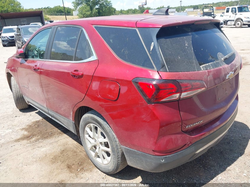 Vin: 3gnaxkeg4ps123862, lot: 46326288, chevrolet equinox fwd lt 20233