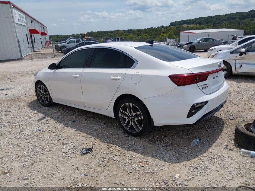 Vin: 3kpf54ad7me322071, lot: 46326300, kia forte ex 20213