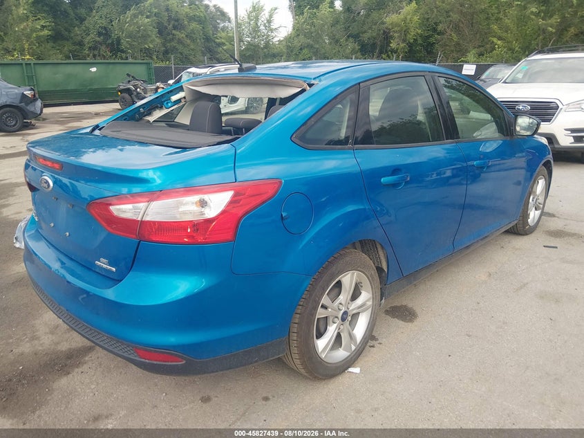 Vin: 1fadp3f26dl334437, lot: 46326340, ford focus se 20134