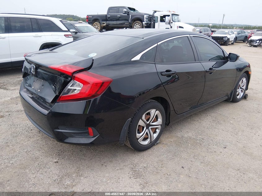 Vin: 19xfc2e57he067473, lot: 46326348, honda civic lx 20174