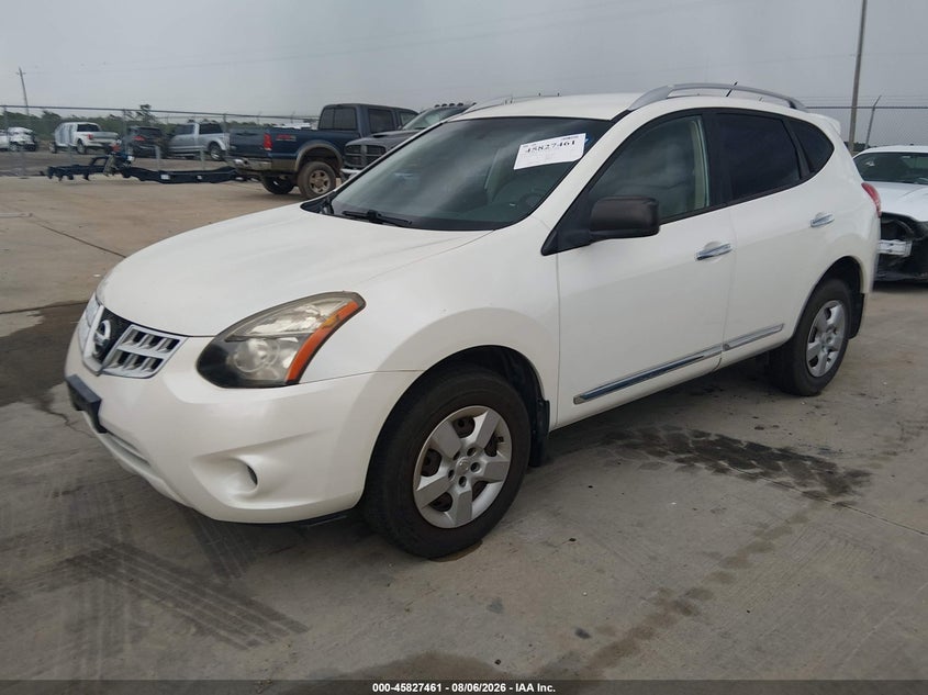 Vin: jn8as5mt6fw159521, lot: 46326362, nissan rogue select s 20152