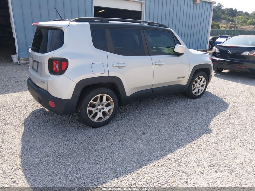 Vin: zaccjabt1fpb50838, lot: 46326407, jeep renegade latitude 20154
