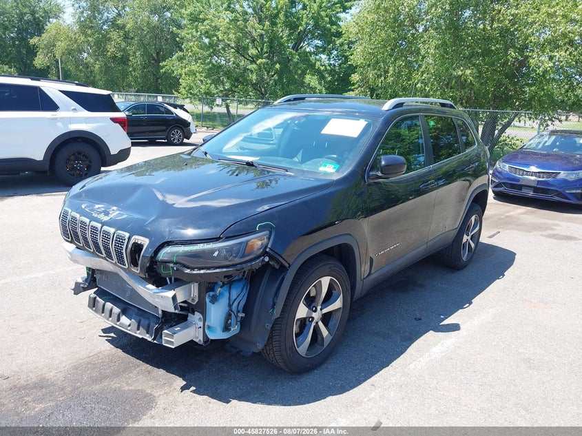 Vin: 1c4pjmdx9kd252707, lot: 46326427, jeep cherokee limited 4x4 20192