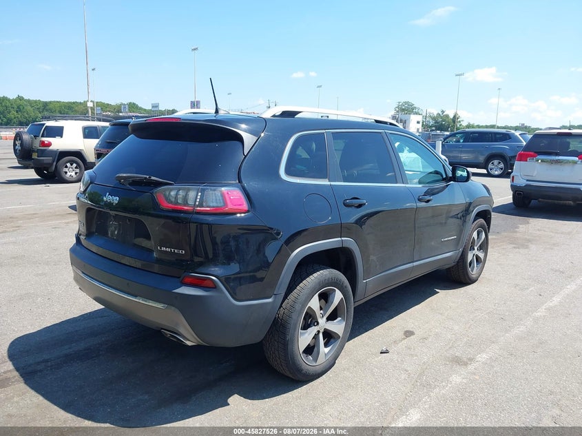 Vin: 1c4pjmdx9kd252707, lot: 46326427, jeep cherokee limited 4x4 20194